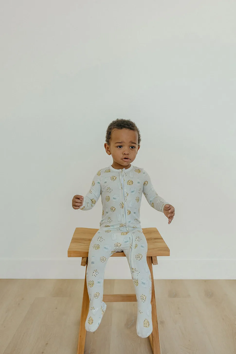 Copper Pearl Zip-up Footie - Chip (18-24M)
