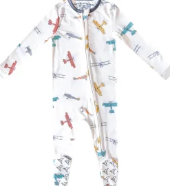 Copper Pearl Zip-up Footie - Ace (6-12M)
