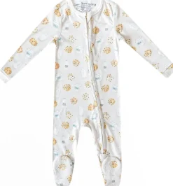 Copper Pearl Zip-up Footie - Chip (6-12M)