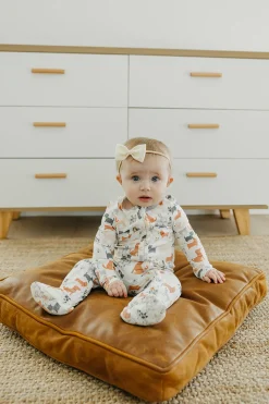 Copper Pearl Zip-up Footie - Rufus (18-24M)