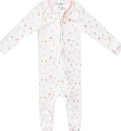 Copper Pearl Zip-up Footie - Mabel (12-18M)