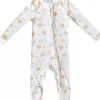 Copper Pearl Zip-up Footie - Chip (0-3M)
