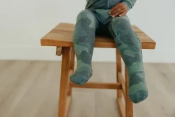 Copper Pearl Zip-up Footie - Hunter (6-12M)