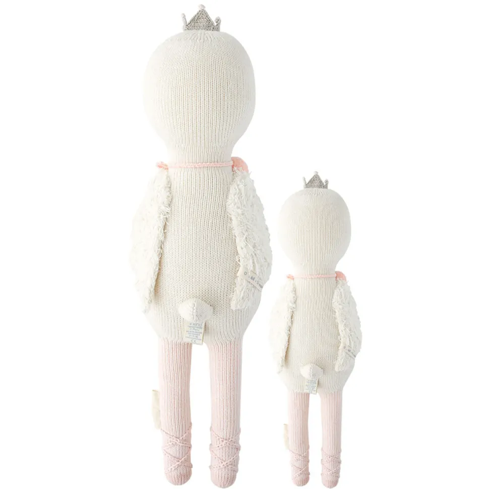 Cuddle+Kind Hand Knit Doll - Mini Harlow the Swan, 13"