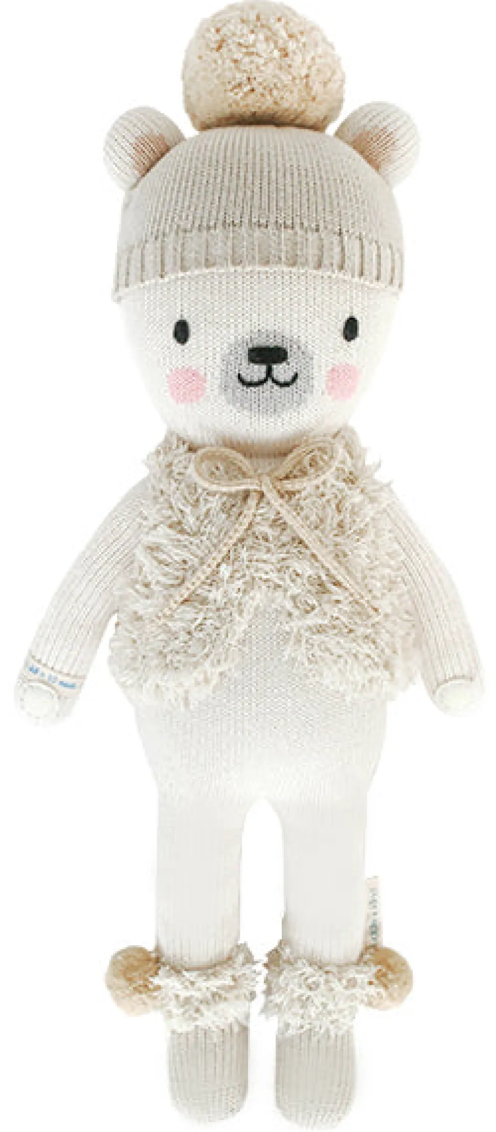 Cuddle+Kind Hand Knit Doll - Mini Stella the Polar Bear, 13"