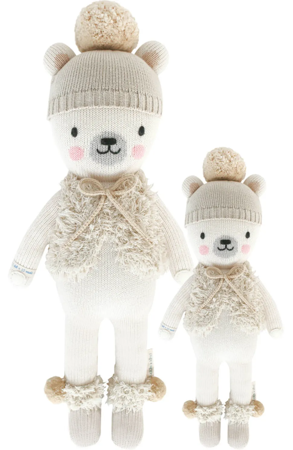 Cuddle+Kind Hand Knit Doll - Mini Stella the Polar Bear, 13"