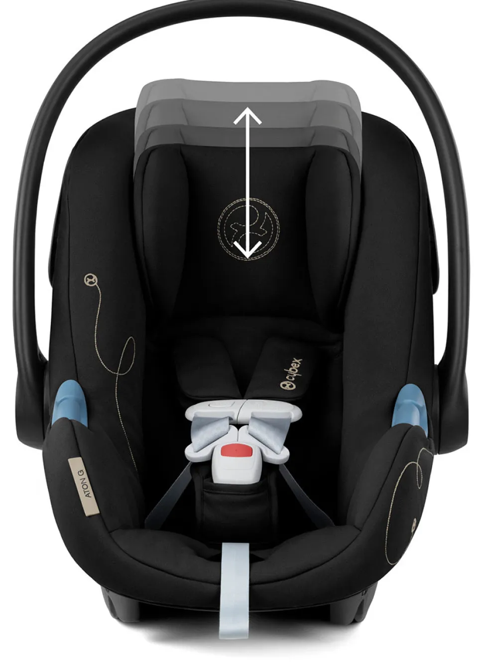 Cybex Aton G Infant Car Seat - Moon Black