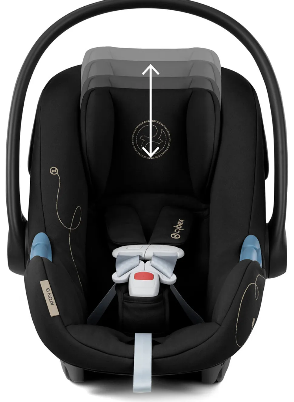 Cybex Aton G SensorSafe Infant Car Seat - Moon Black