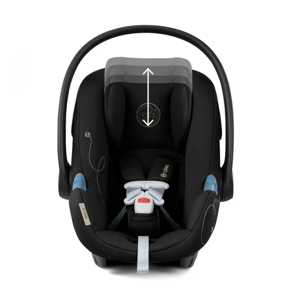 Cybex Aton G Swivel SensorSafe Infant Car Seat - Moon Black