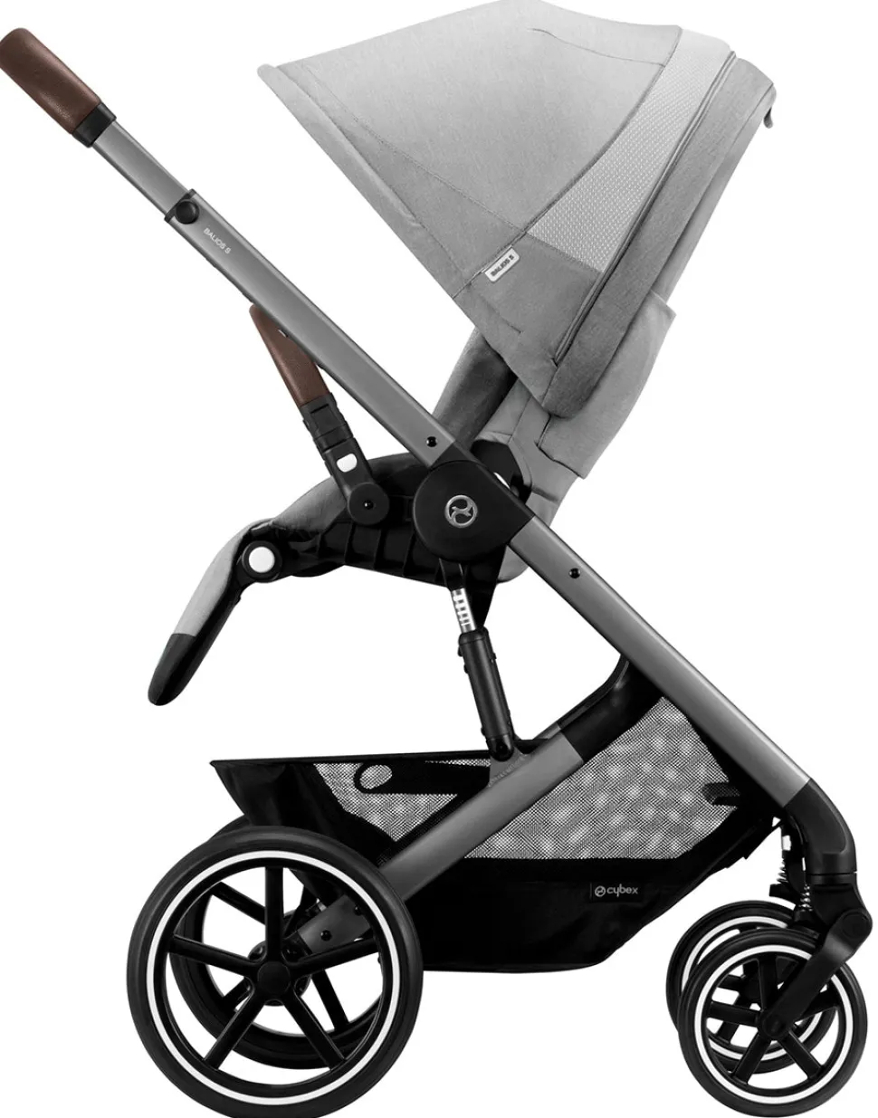 Cybex Balios S Lux 2 Stroller - Silver Frame / Lava Grey