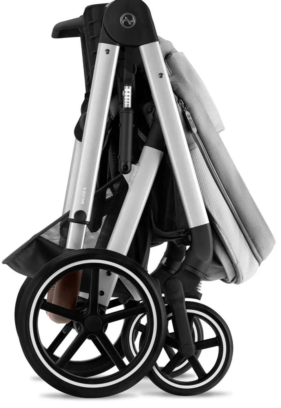 Cybex Balios S Lux 2 Stroller - Silver Frame / Lava Grey