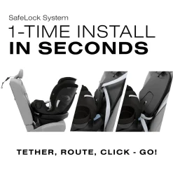 Cybex Callisto G 360 Rotating All-in-One Convertible Car Seat - Moon Black