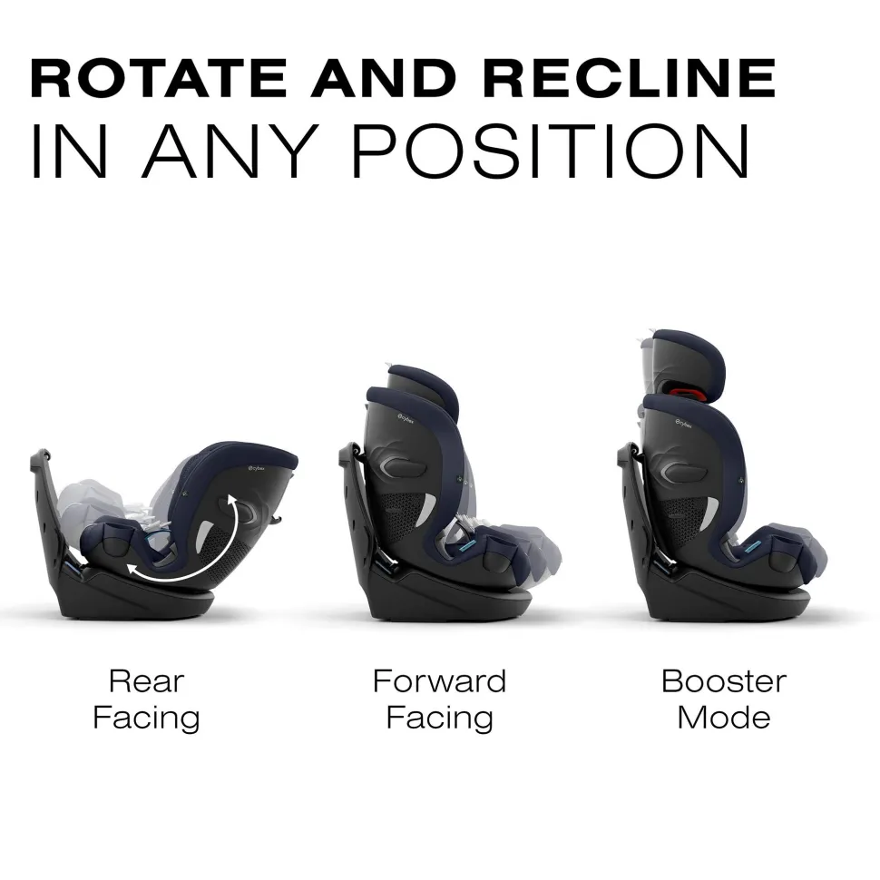Cybex Callisto G 360 Rotating All-in-One Convertible Car Seat - Ocean Blue