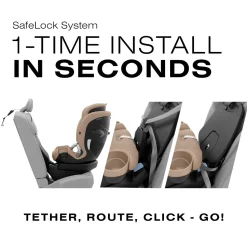 Cybex Callisto G 360 Rotating All-in-One Convertible Car Seat - Almond Beige