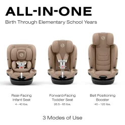 Cybex Callisto G 360 Rotating All-in-One Convertible Car Seat - Almond Beige