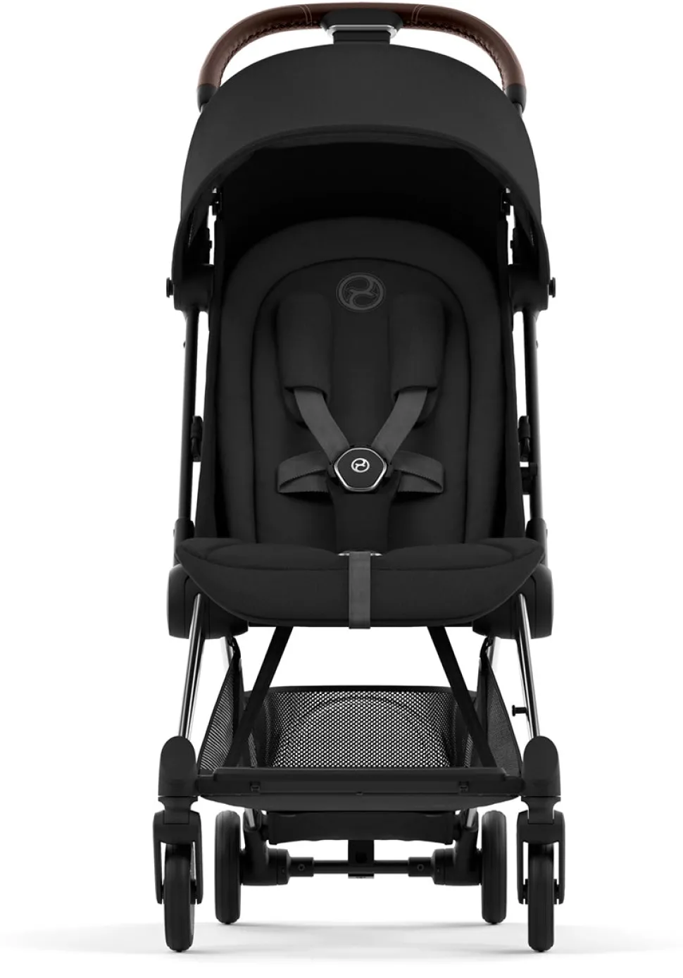 Cybex COYA Compact Stroller + Cloud G Lux SensorSafe Travel System Bundle - Rose Gold / Sepia Black / Moon Black