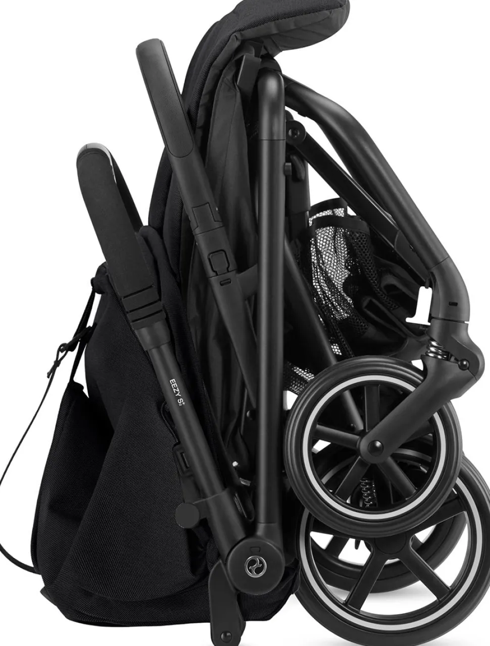Cybex Eezy S+ 2 Compact Stroller - Deep Black / Black