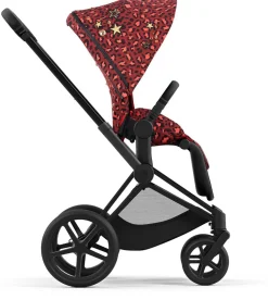 Cybex ePriam 2 Electronic Assist Complete Stroller with Lux Bassinet Bundle - Rockstar by Alec Voelkel