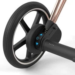 Cybex ePriam 2 Electronic Assist Stroller (One Box) - Rose Gold / Brown / Deep Black
