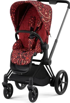 Cybex ePriam 2 Electronic Assist Complete Stroller Bundle - Rockstar by Alec Voelkel