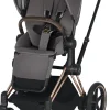 Cybex ePriam Electronic Assist Stroller - Rose Gold/Manhattan Grey