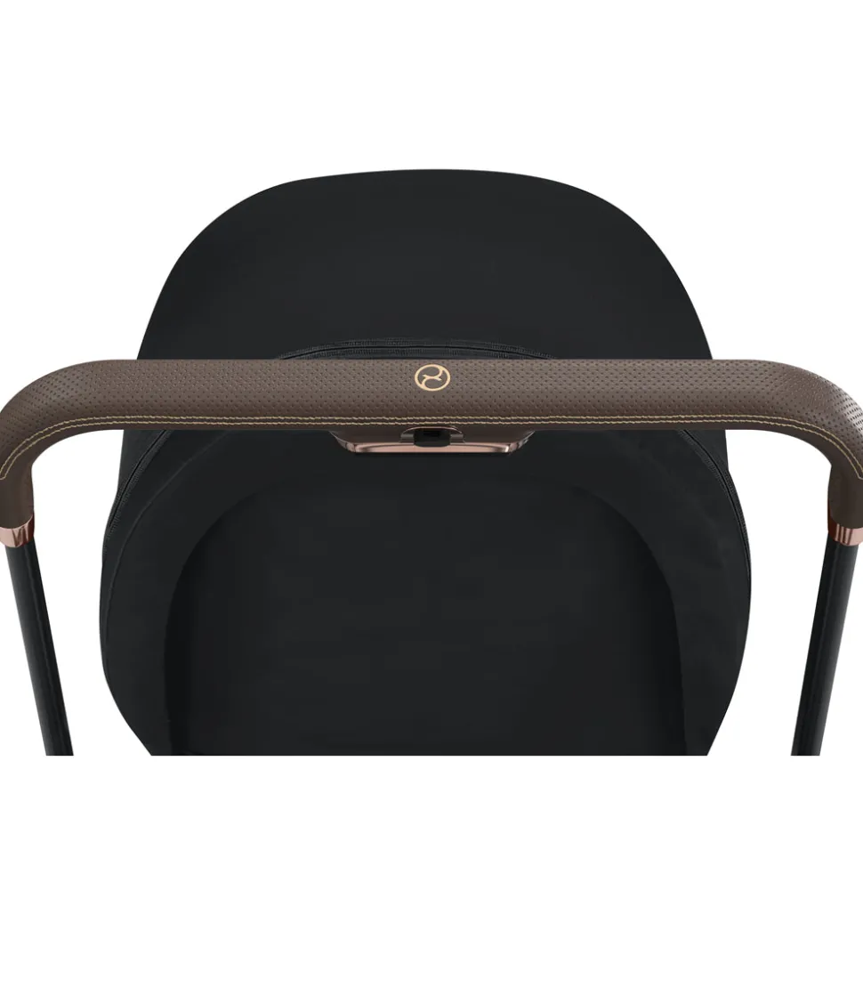 Cybex ePriam Electronic Assist Stroller - Rose Gold/Manhattan Grey