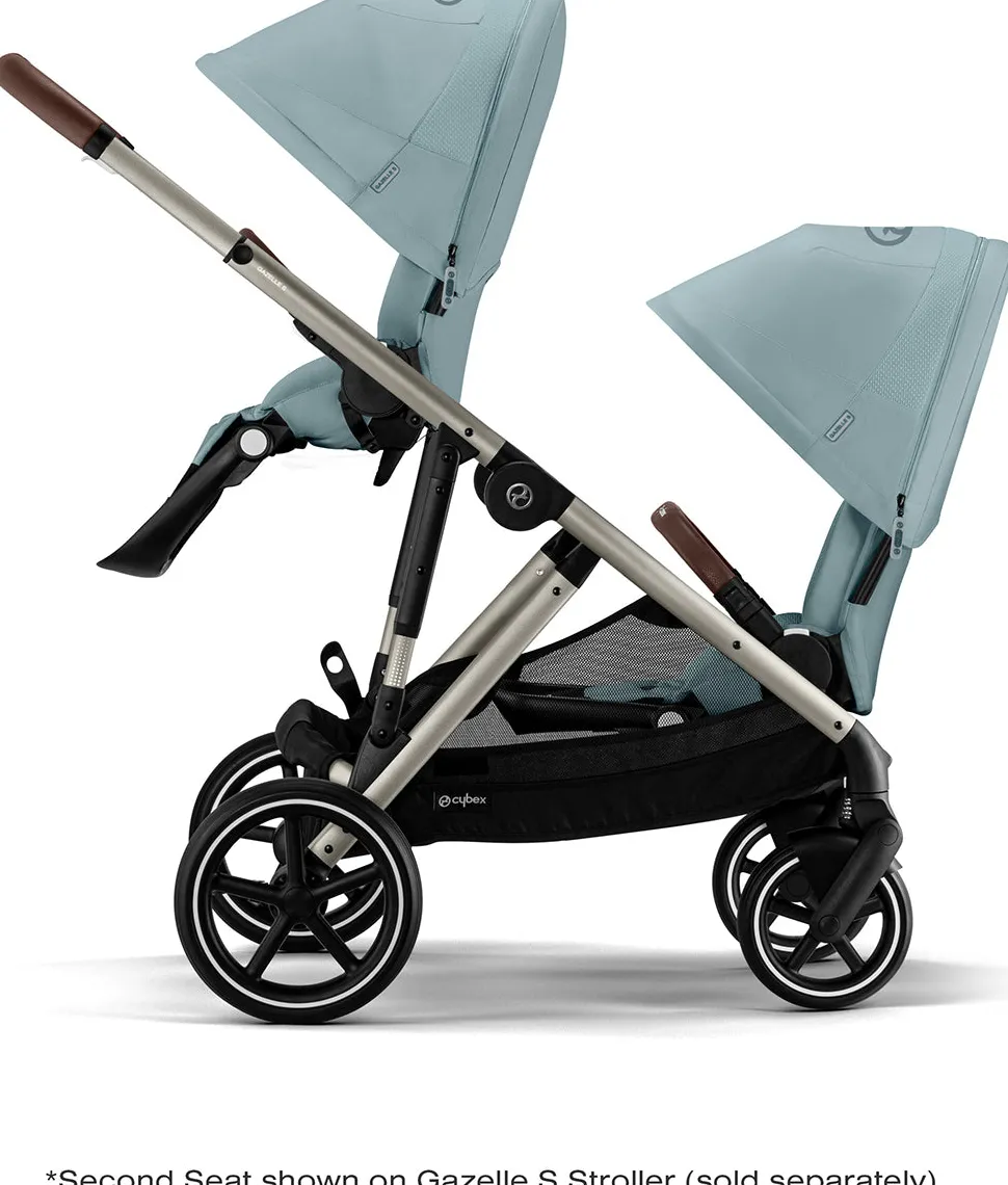 Cybex Gazelle S Second Seat - Taupe Frame / Sky Blue