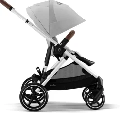 Cybex Gazelle S Single-to-Double Stroller - Silver Frame / Lava Grey