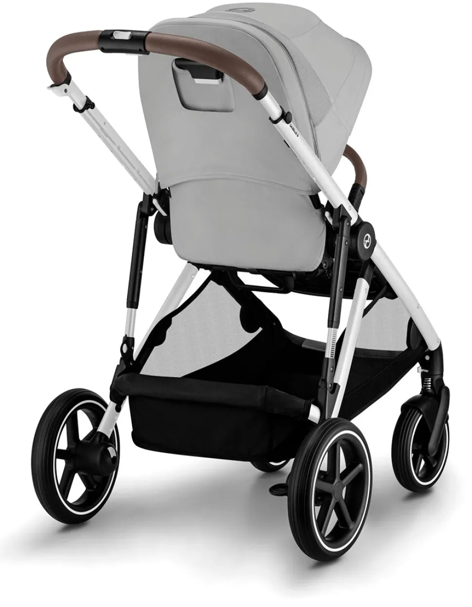 Cybex Gazelle S Single-to-Double Stroller - Silver Frame / Lava Grey