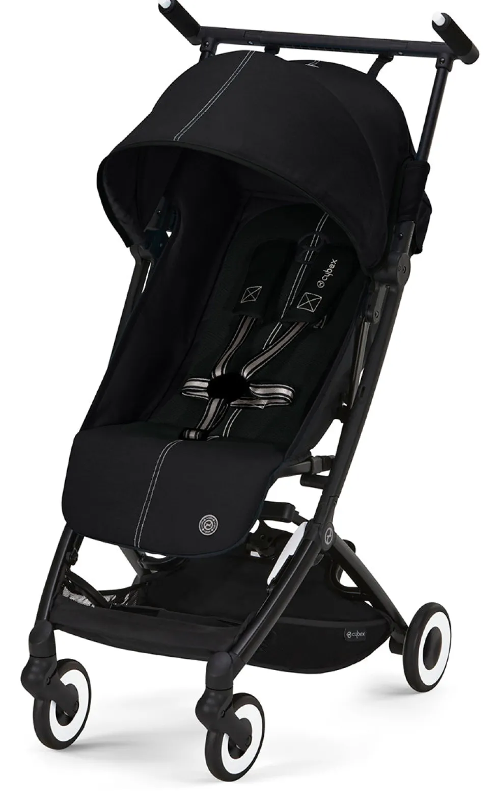 Cybex Libelle 2 Compact Stroller (WITHOUT 1 Pull Harness) - Moon Black
