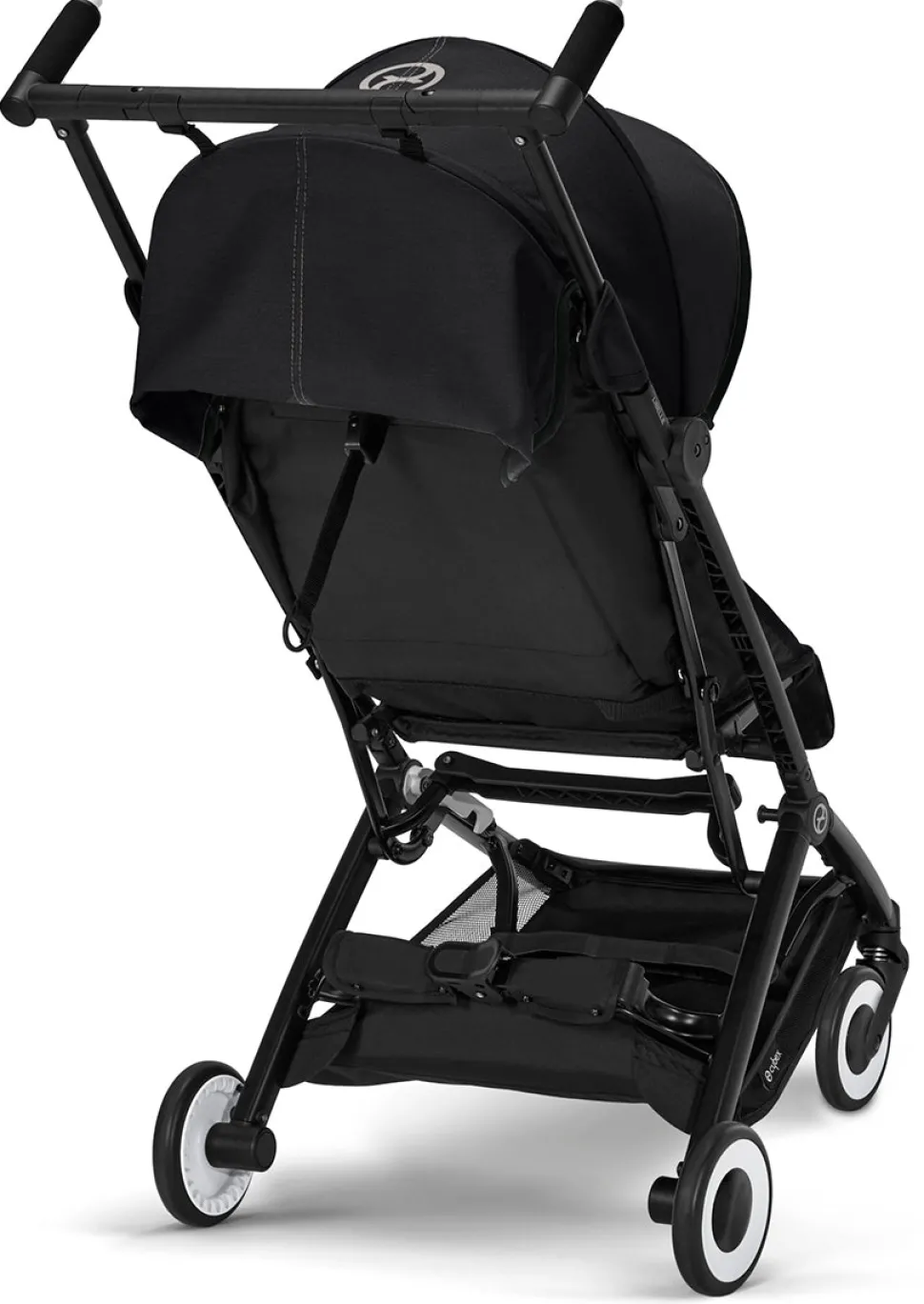 Cybex Libelle 2 Compact Stroller (WITHOUT 1 Pull Harness) - Moon Black