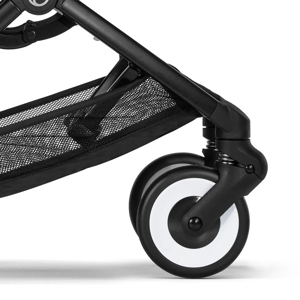 Cybex Libelle 2 Compact Stroller (WITHOUT 1 Pull Harness) - Moon Black