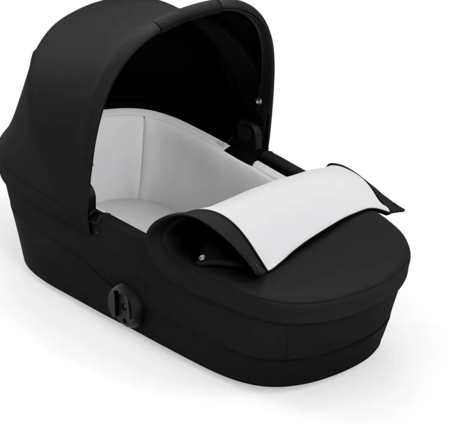 Cybex Melio 2.0 Cot - Deep Black (Albee Exclusive)