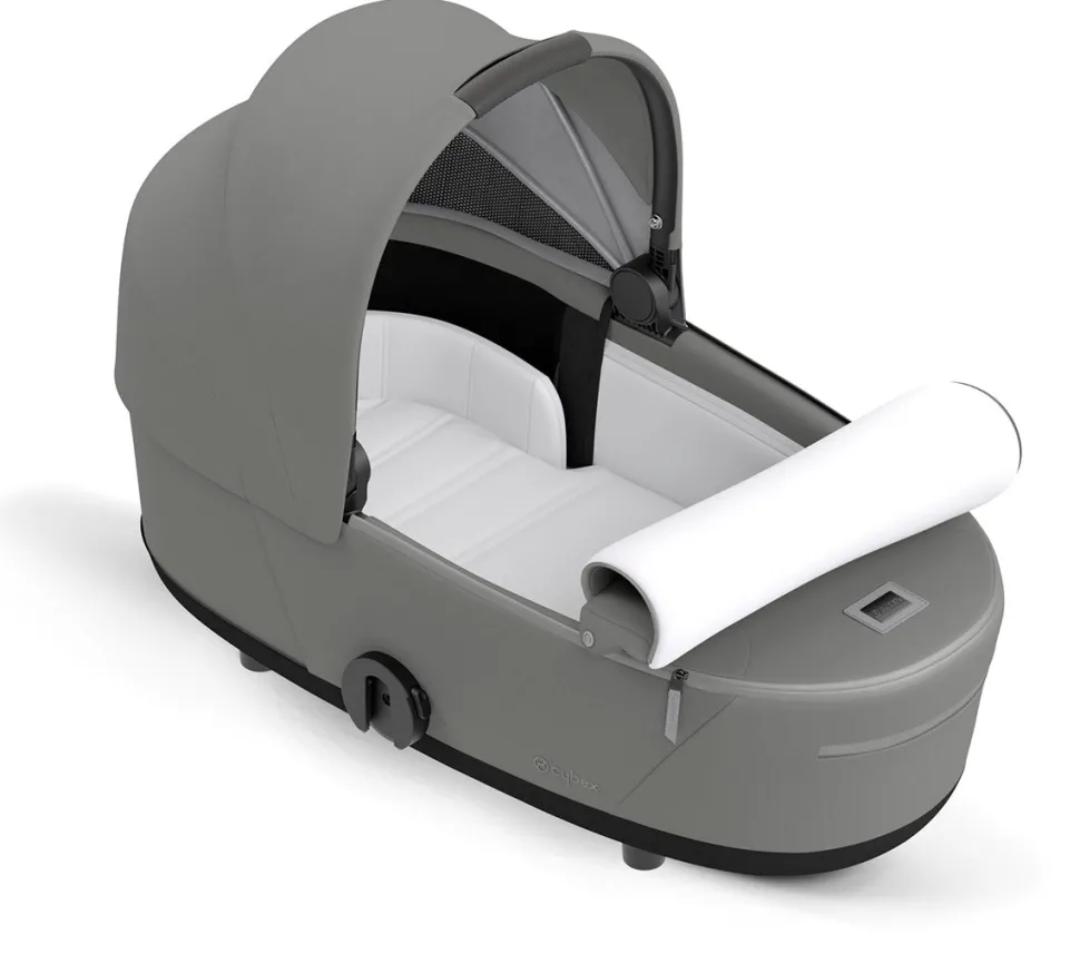 Cybex Mios 3 Lux Carry Cot - Conscious Pearl Grey