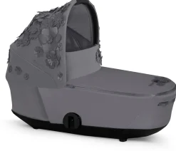 Cybex Mios 3 Lux Carry Cot - Simply Flowers Dream Grey
