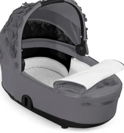 Cybex Mios 3 Lux Carry Cot - Simply Flowers Dream Grey