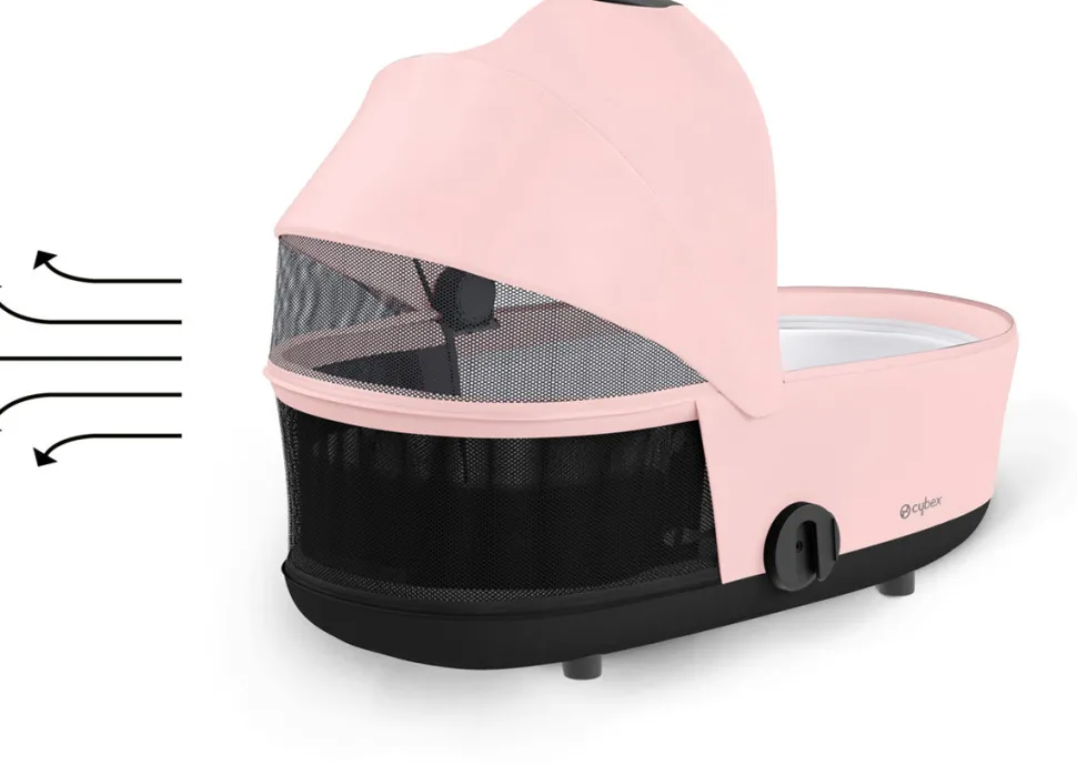Cybex Mios 3 Lux Carry Cot - Peach Pink
