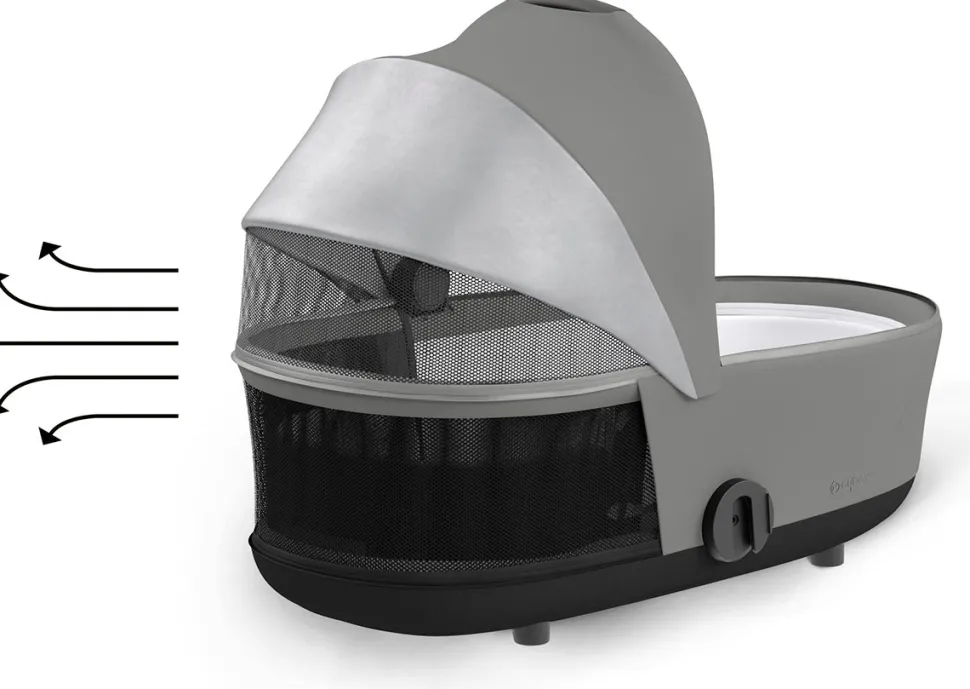 Cybex Mios 3 Lux Carry Cot - Soho Grey