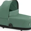 Cybex Mios 3 Lux Carry Cot - Leaf Green