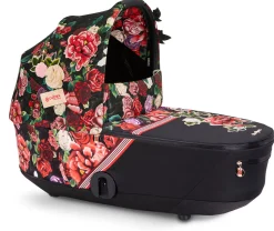 Cybex Mios 3 Lux Carry Cot - Spring Blossom Dark