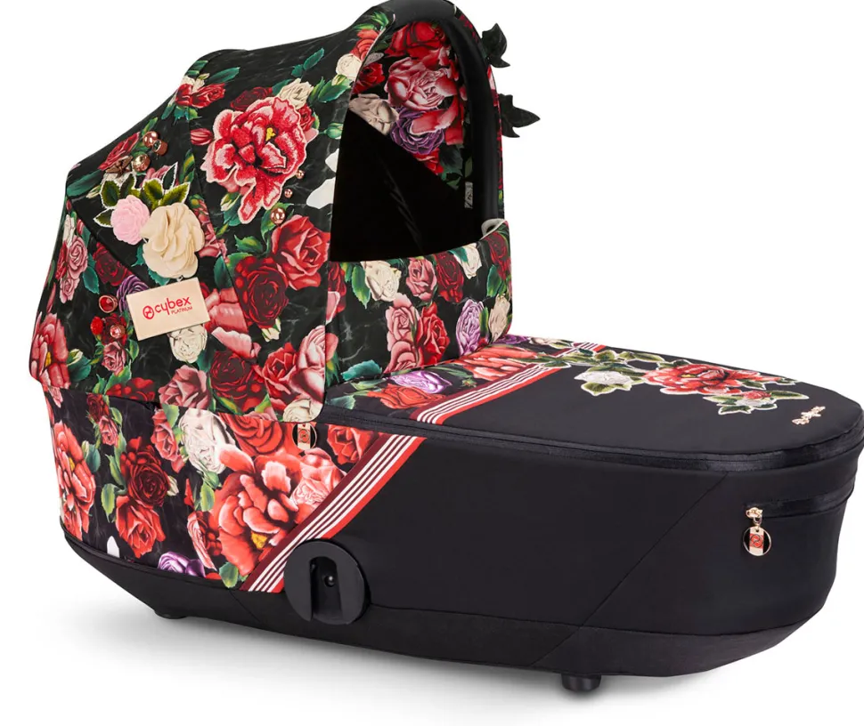 Cybex Mios 3 Lux Carry Cot - Spring Blossom Dark