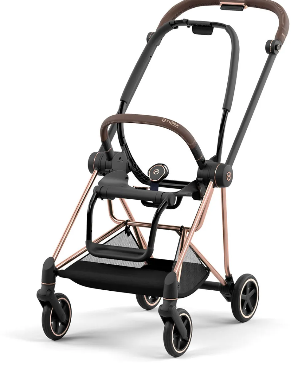 Cybex Mios 3 Stroller Frame - Rose Gold / Brown