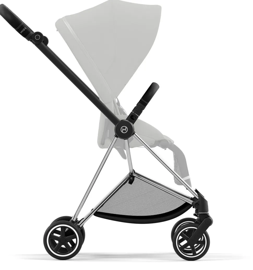 Cybex Mios 3 Stroller Frame - Chrome / Black