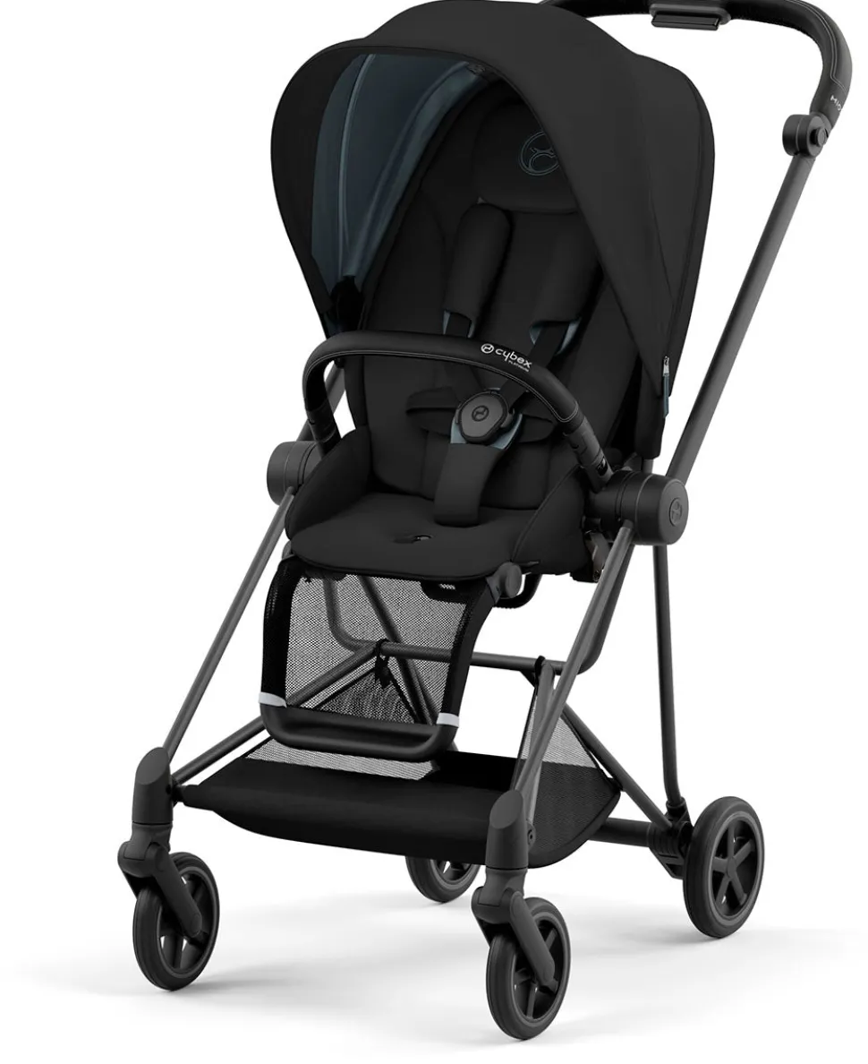 Cybex Mios 3 Stroller (One Box) - Matte Black / Black / Deep Black