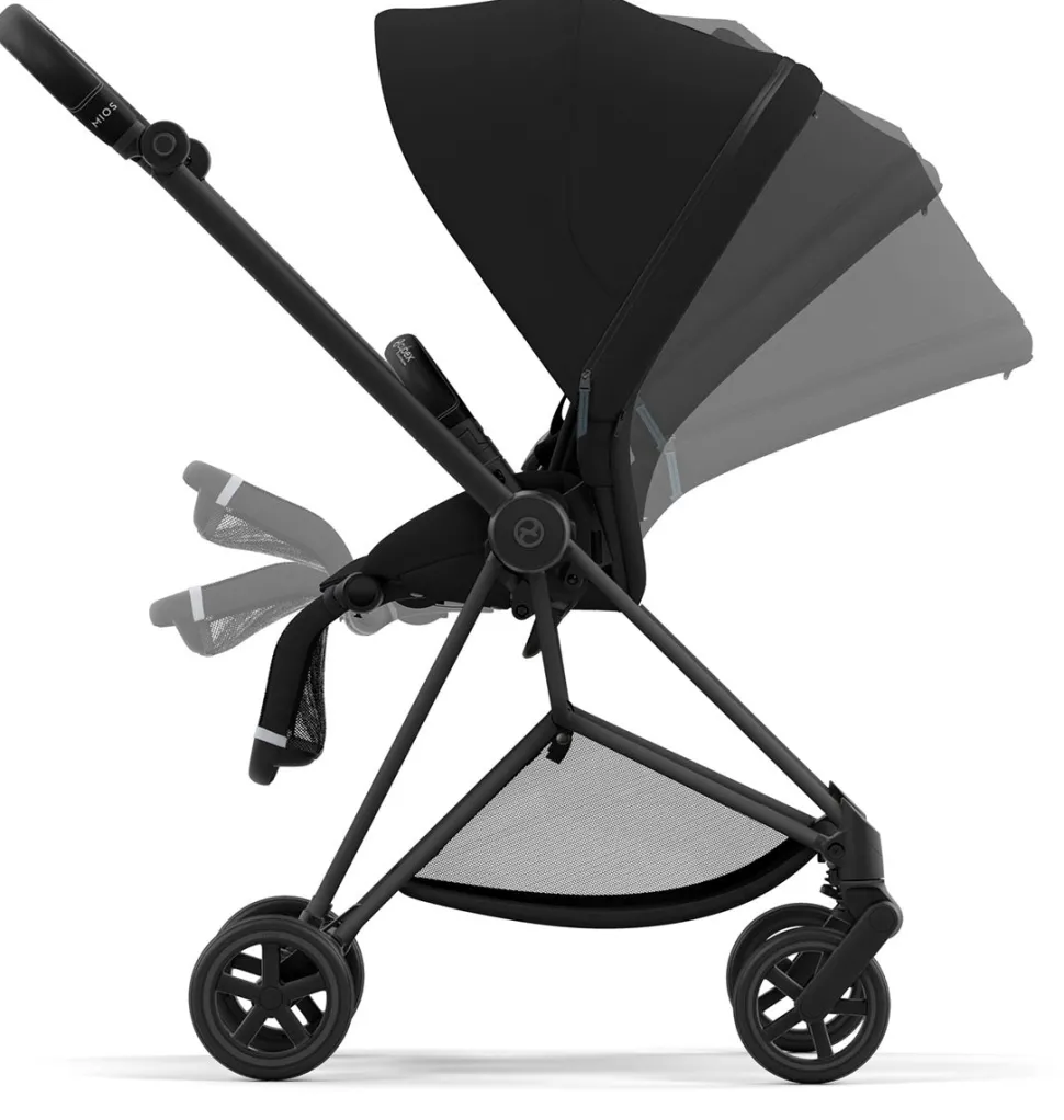 Cybex Mios 3 Stroller (One Box) - Matte Black / Black / Deep Black