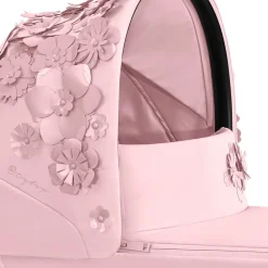 Cybex Mios Lux Carry Cot - Simply Flowers - Pale Blush