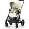 Cybex OPEN BOX Balios S Lux 2 Stroller - Taupe Frame / Seashell Beige