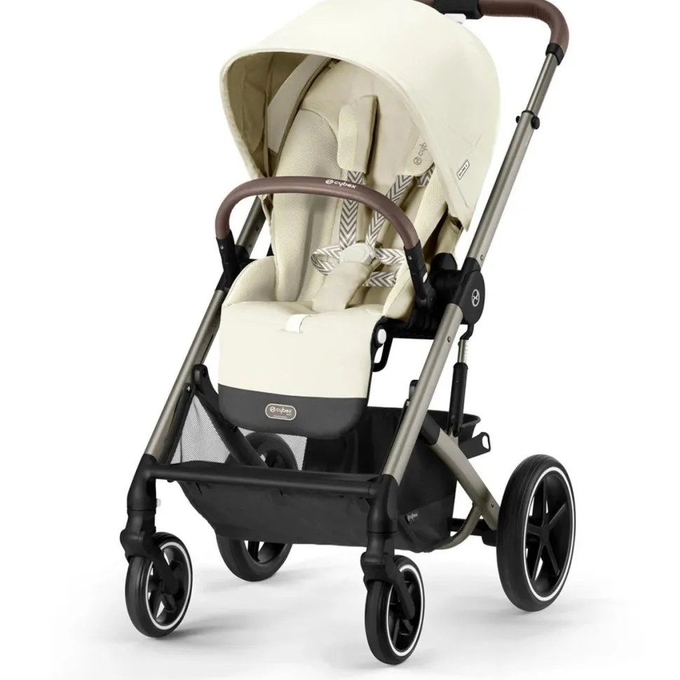 Cybex OPEN BOX Balios S Lux 2 Stroller - Taupe Frame / Seashell Beige