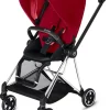 Cybex OPEN BOX Mios 2 Complete Stroller - Chrome/Black/True Red