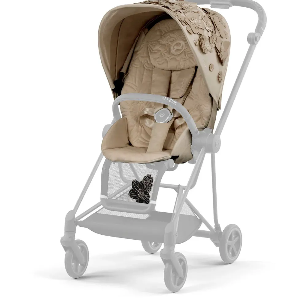 Cybex OPEN BOX Mios 3 Seat Pack - Simply Flowers Nude Beige